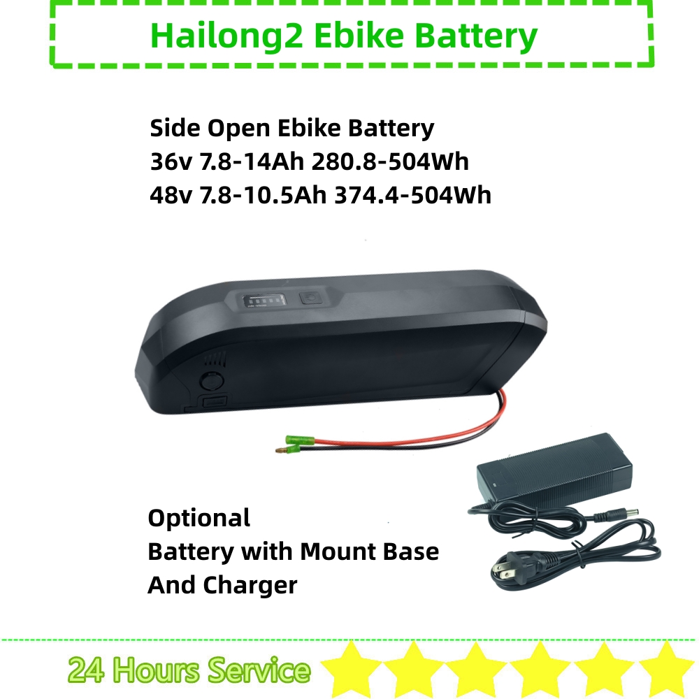 Ebike Battery 48V 20Ah Hailong - 36V Ebike Batterij Hailong 2 Kant
