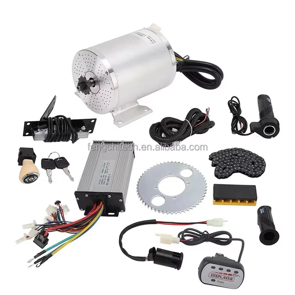 Ebike Conversion Kit 72V 3000W - 72V 3000W elektrische borstelloze DC-motor, 6500