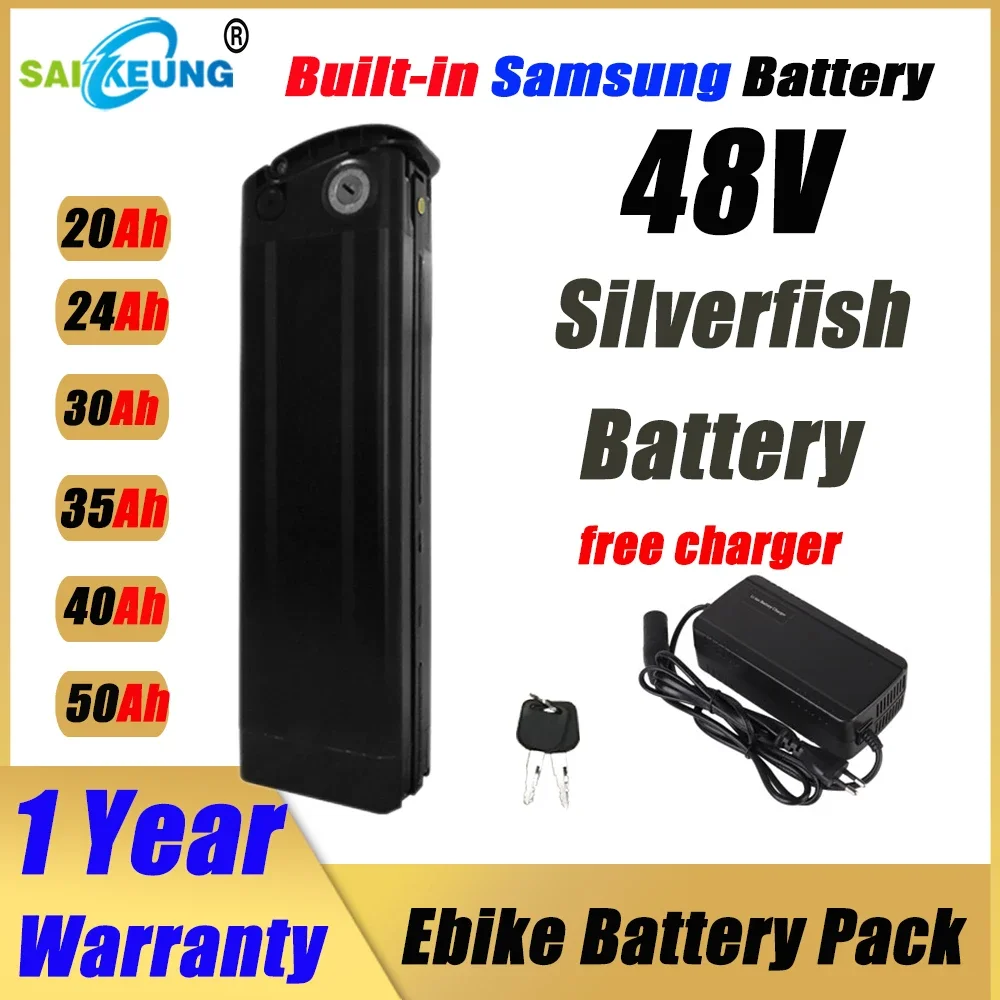 Elektrische fiets SilverFish 4 - Ebike Battery 48V 20Ah Hailong recensie en prijs