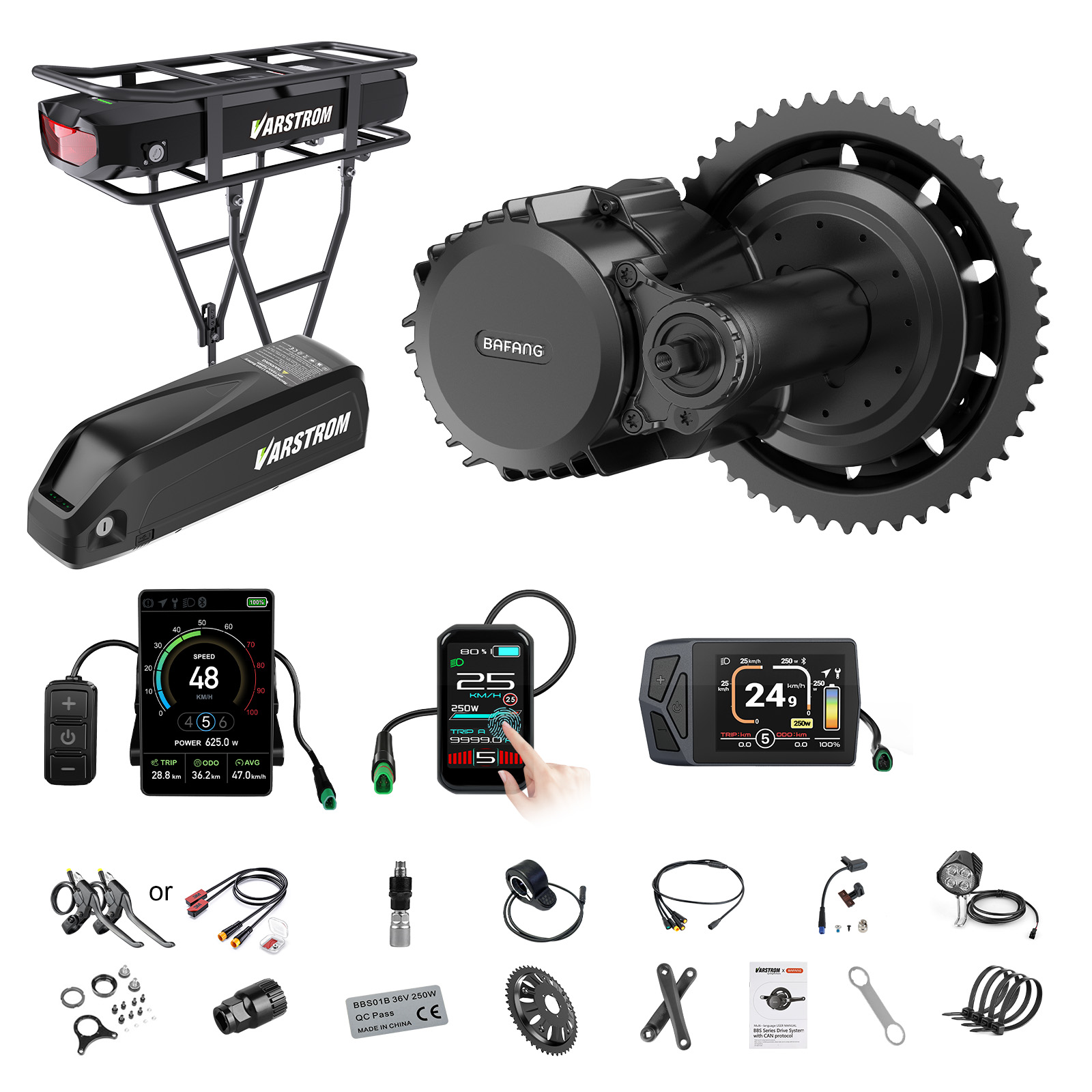[Verzending naar de VS] Bafang - Mid Drive Motor Kit 52V 1000W recensie en prijs