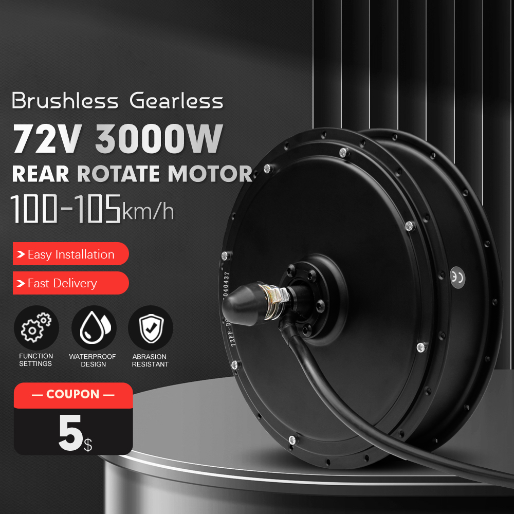 Elektrische fietsmotor 72V 300 - Ebike Conversion Kit 72V 3000W recensie en prijs